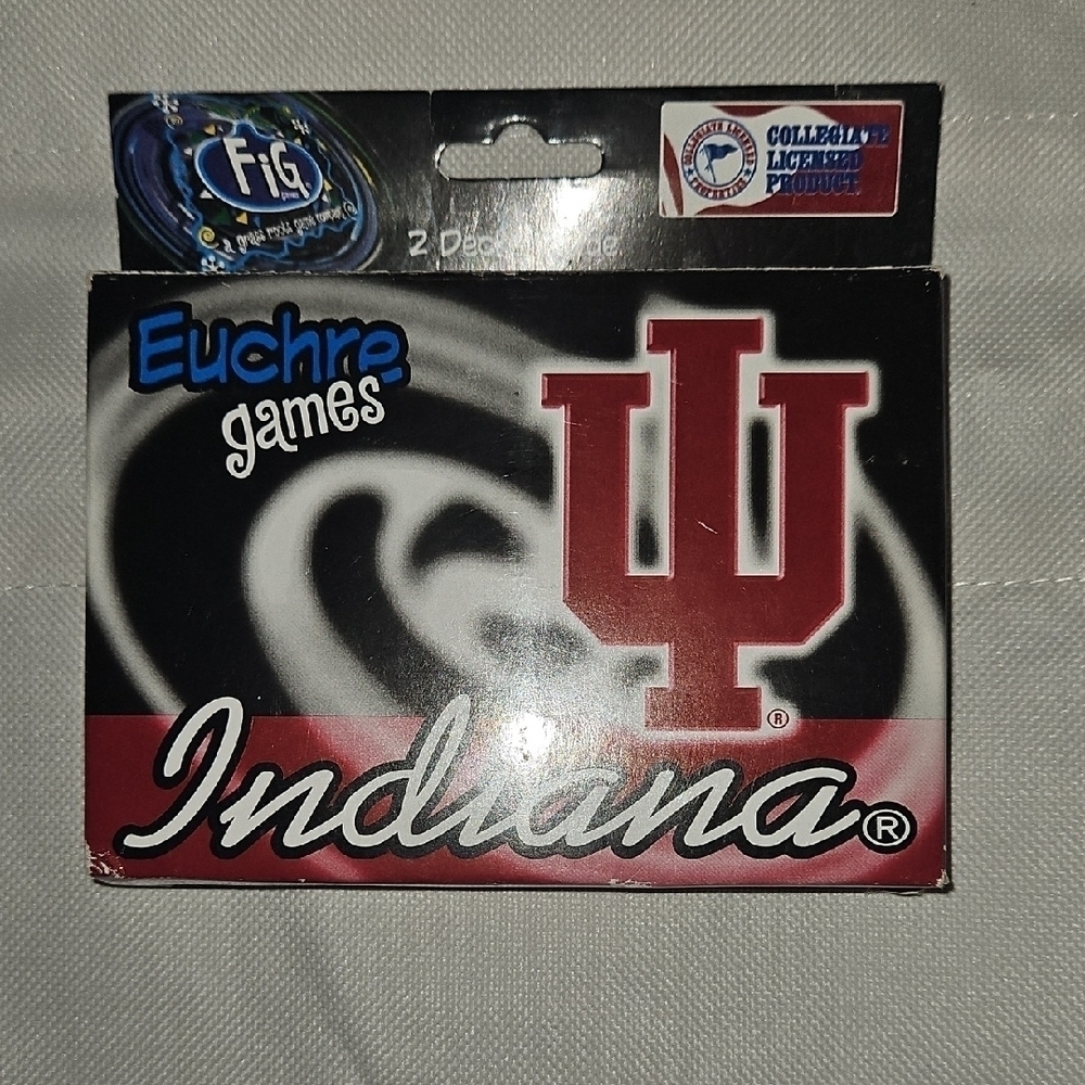 Indiana Euchre Card Game Set - Red and Black